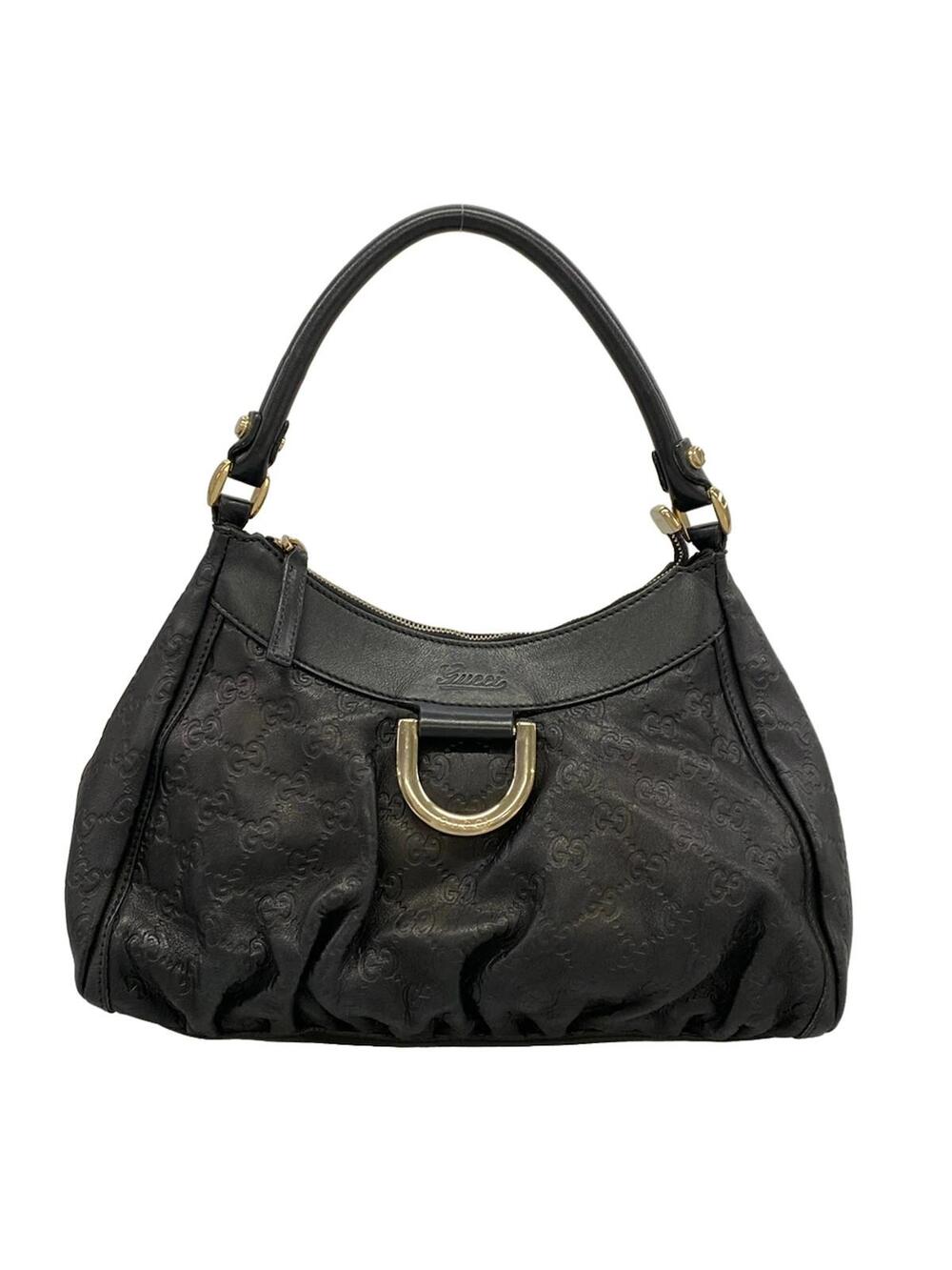 Gucci Abbey Black Leather Handbag #373555G88B